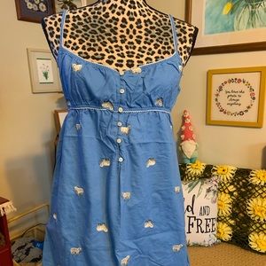 🐑JCREW NIGHTGOWN WITH SHEEP 🐑 size small.